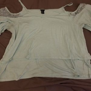 Cold shoulder layer top